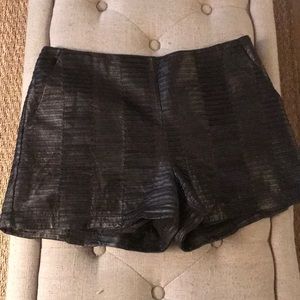 Forever 21 faux leather shorts size M